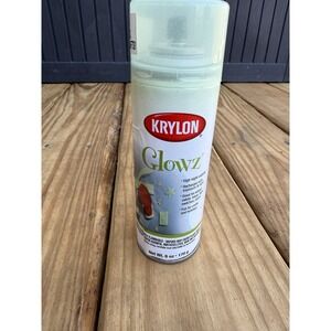 Vintage 2004 Krylon Glowz Spray Paint Green 50% Full!
